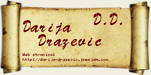 Darija Dražević vizit kartica